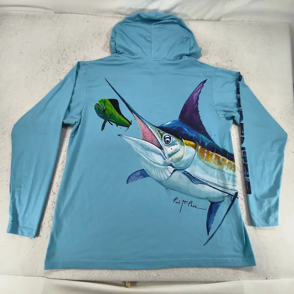 Tormenter Pullover Long Sleeve Outdoor Hoodie Mens Size Large L Blue